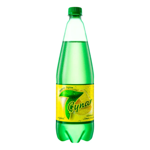 Lemon flavored non-alcoholic carbonated drink 1 L