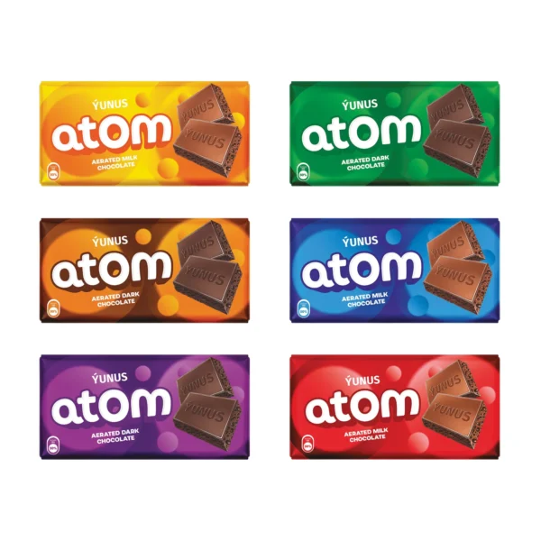 Atom dark chocolate flavor