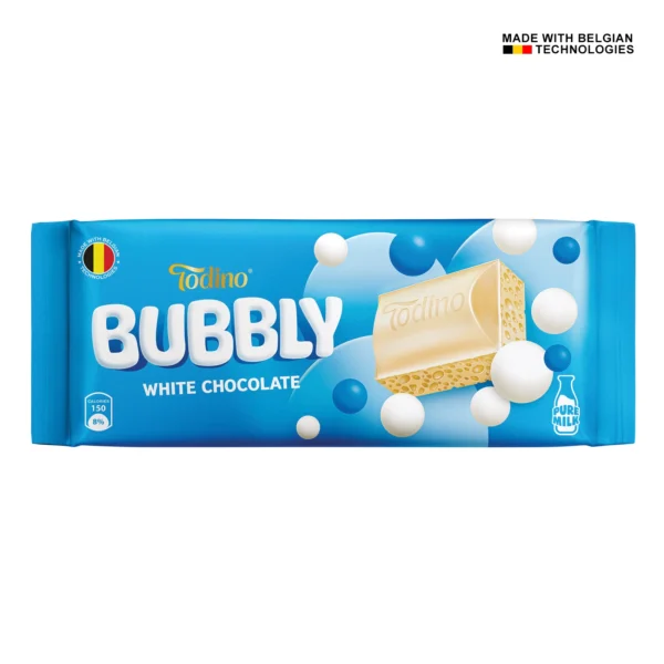 BUBBLY white aerated chocolate 90gr