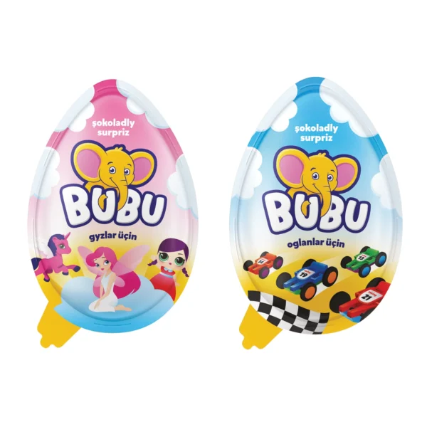 BUBU plastic eggs 15gr