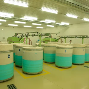 Cotton yarn processing knot 3