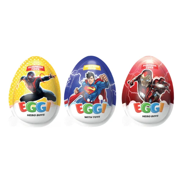 EGGI plastic eggs for boys 15gr