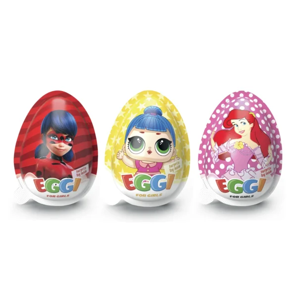 EGGI plastic eggs for girls 15gr