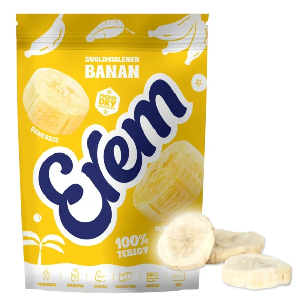 Freeze dried banana Erem