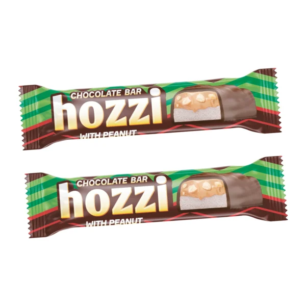 HOZZI caramel bar with walnut and nougat 20gr