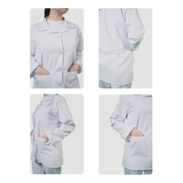 Coverall from stretch fabric for nurse - Image 2