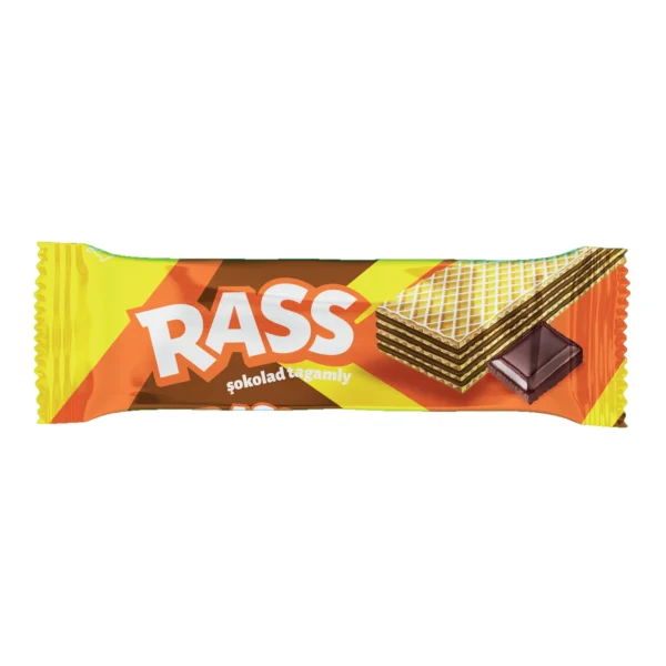 Rass wafers in pack flavored chocolate 15gr