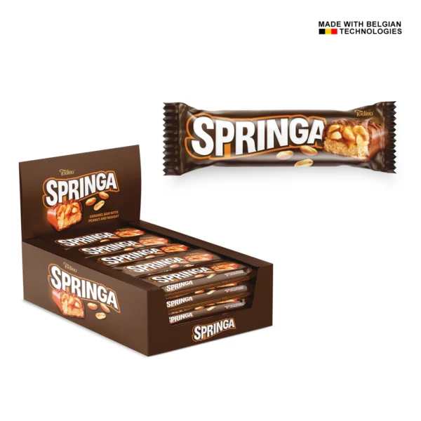 SPRINGA with peanuts caramel and nougat 45gr