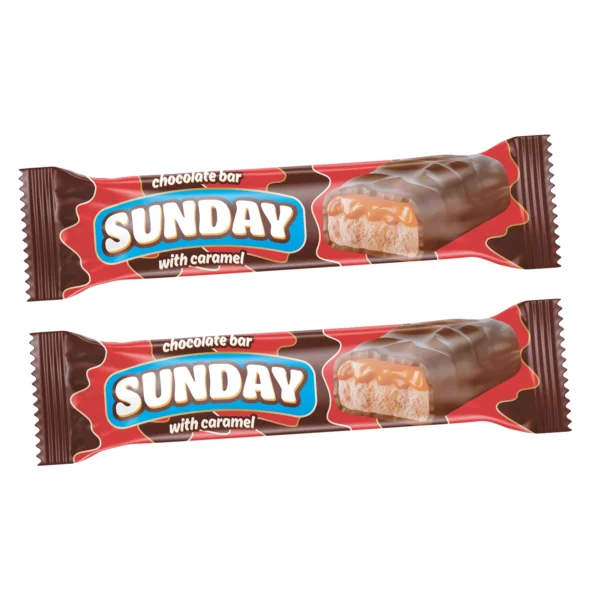 SUNDAY with caramel and nougat 20gr