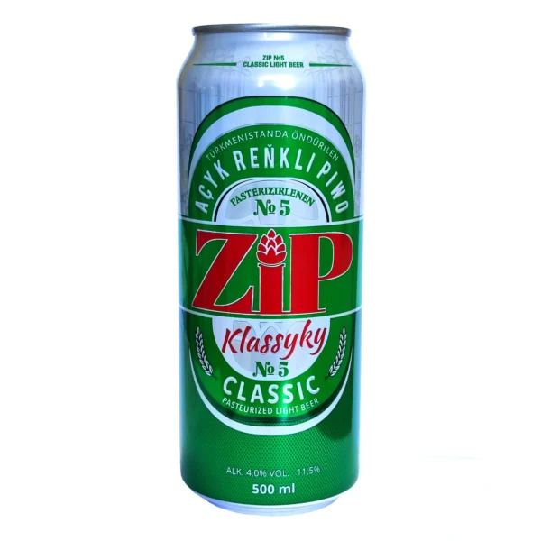 Zip Classic light beer in cans