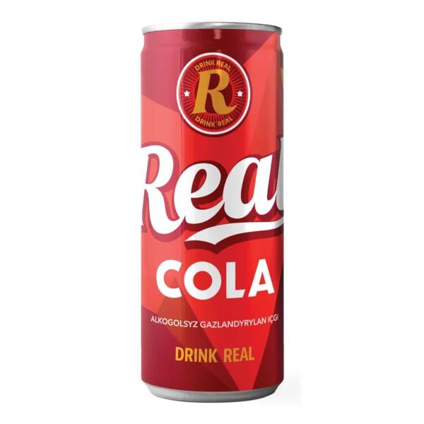 real cola non alcoholic carbonated drink 330 ml