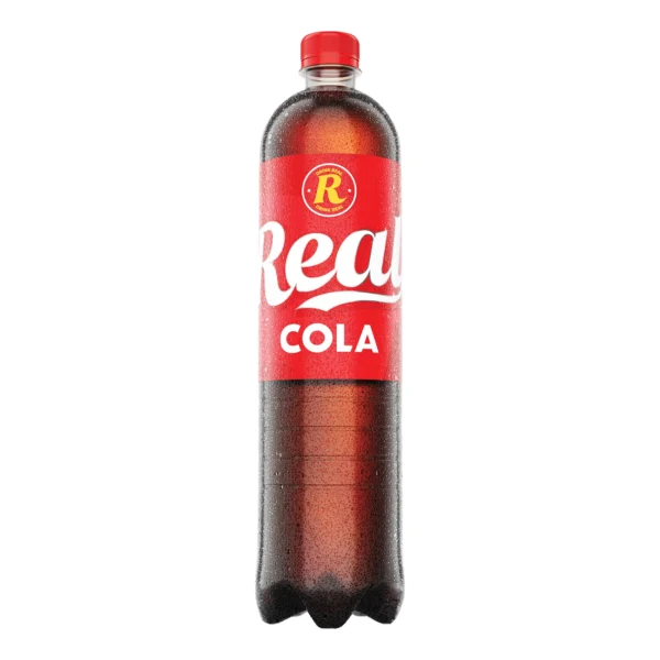 real cola non alcoholic carbonated drink