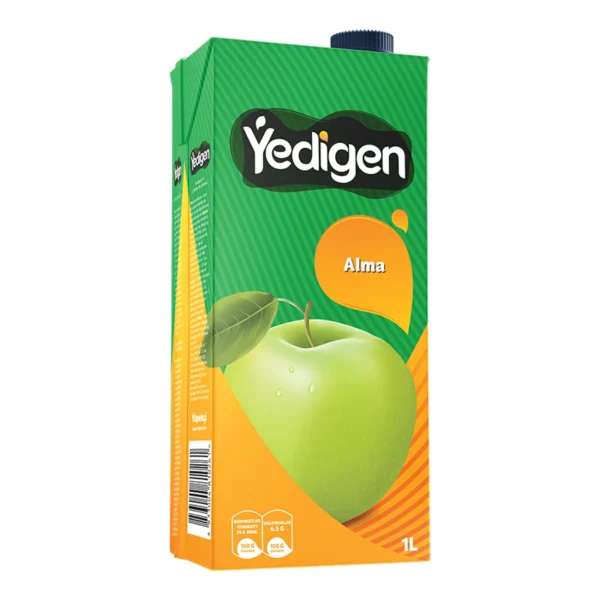 yedigen juice apple juice drink reconstituted from concentrated juice