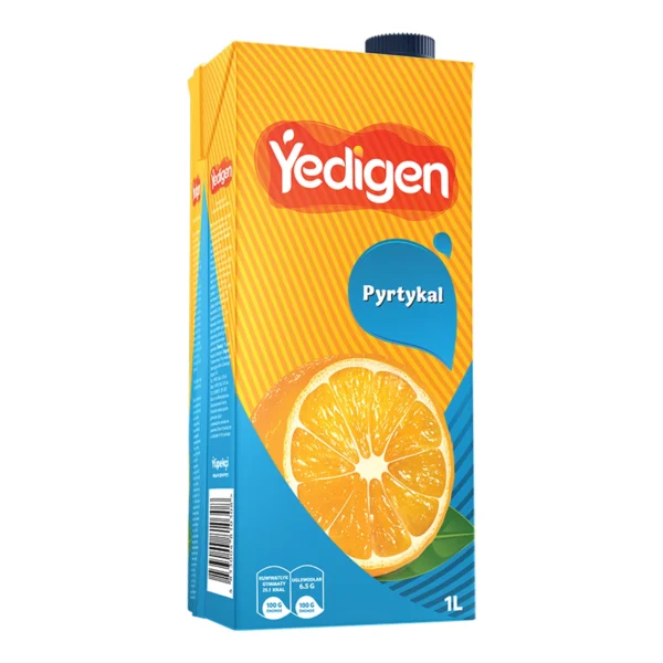 yedigen juice orange juice drink reconstituted from concentrated juice